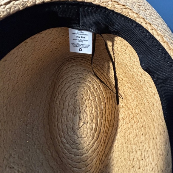 Men's or Women's Hat with Black Band Garden Party Old Money Summer Vacation - Picture 6 of 6